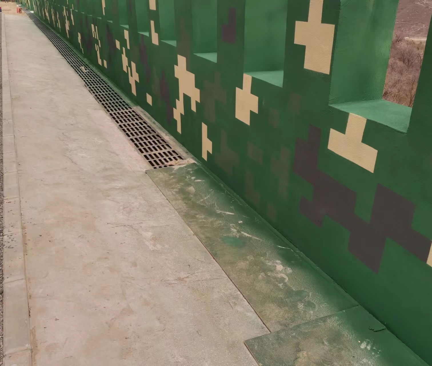 太原围墙迷彩喷涂,数迷彩漆